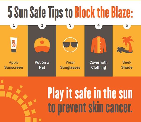 five sun safe tips