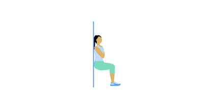 2. Wall Sit